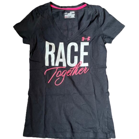 Under Armour Women’s XS Breast Cancer Awareness T-shirt - Picture 1 of 5